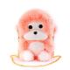 25cm Cute Plush Monkey Backpack Girl Gift Custom Plush Bag With Metal Chain