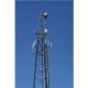 Hot Dip Galvanized Tubular Steel Tower 30m 60m Gsm Communication Telecom