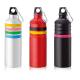 750ml aluminum sports water bottle with carabiner outdoors