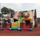 Giant Outdoor Inflatable Forest Animal Dry Slide Huge Inflatable Monkey Elephant Dry Slide For Commercial Sale