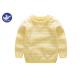 Stripes Girls Pullover Sweaters Round Neck Cotton Long Sleeves Children Jumper