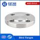 ASME B16.5 A105 Carbon Steel Blind Flange Class 300LB BLRF Raised Face For Chemical Industry