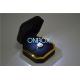 Octagon Shape Luxury Packaging Boxes With Hight Light  , LED Jewelry Box For Single Ring