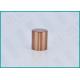 Shiny Copper Customized Bottle Caps Convenient Installation For Perfume Bottle