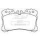 Direct Fit Nissan Automotive Brake Pad Set Product Dimensions 8.6 X 5.4 X 3.4 Inches For Optimal Performance
