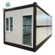 20ft Fold Out Container House Manufacturer Square Tubes Galvanized Steel Quick Installation