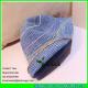 LDMZ-007 navy blue ladies bucket hats foldable raffia straw visor cap