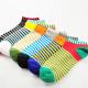 Latest top selling custom colorful striped comformtable low cut/no show/invisibale socks