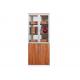 Glass Door Office File Cabinets Adjustable Shelf Board 800W*400D*2000H MM Size