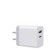 28W US PD TRAVEL CHARGER TYPE-C +USB FAST CHRGER for Macbook compatible with HUAWEI QUICK CHARGE QC3.0/QC2.0