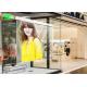 Die-Cast Aluminum Screen Indoor HD Video Advertisement For Station Wedding Church 9500K P4.81 Transparent LED Screen