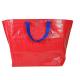 Customised folding reusable fashion pp woven full printing laminated shopping bag