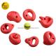 Professional GRP/PU rock climbing holds in L size for Adult Age GECKO KING
