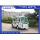 Sponge + Artificial Leather 8 Seater Electric Car / Electric Shuttle Bus