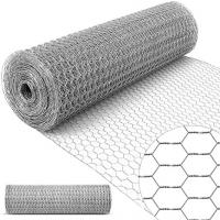 Poultry Netting 12 X50' X 1 Chicken Hexagonal Wire Mesh Grey Powder Coated