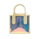 Transparent Iridescent Reusable Waterproof PVC Tote Bag