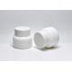 JG-TZ50, 50ml boston round opal white glass cosmetic jars,  glass primary cosmetic packaging for cosmeceutical products