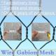 100mm X 120mm Wire Mesh Gabion Box Conveniently Sized 2m X 1m X 1m For Soil Retaining