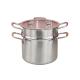 Multifunction Spaghetti Kitchen Soup Pots Stainless Steel  With Strainer Insert