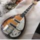4 Strings Bass Half Hollow Body with Tiger Stripe Voxs Electric Guitar Bass