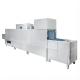 380V Automatic Commercial Dish Washer Conveyor Multifunctional Long Line