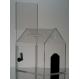 clear Frost Acrylic Donation Box with Lock