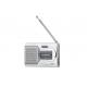 Compact Pocket AM FM Radio Small Size And Plastic Body Two Batteries Power