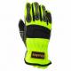 High Visible Rescue Extrication Gloves Abrasion Resistant Size 9