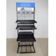 Freestanding Cups / Mugs Metal Display Racks Double Sided Multi - Layer For Shops