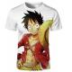 Cartoon Printed 3D Sublimation Shirt Fashionable Men'S Anime T-Shirt