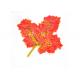 Home Small 60cm  25 Leaves Red Artificial Maple Leaves