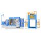 9 Blocks Aluminium Wire Drawing Machine , Stable 15M/S Rod Breakdown Machine