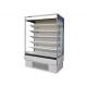R290 Wall Site Multideck Display Chiller Air Cooling For Soft Drinks