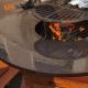 Charcoal Corten Steel Outdoor Cooking Grills Backyard Garden Decorative