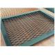 2.5mm Thickness Expanded Diamond Mesh Metal Fence With Painting With Frame