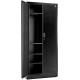4 Adjustable Shelves Metal Shelf Cabinet Metal Utility Cabinet For Garage Office