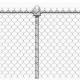 Customized Hexagonal Diamond Pvc Coated Cyclone Iron Wire Mesh Metal Netting Panel Galvanized Industry Chain Link Fence