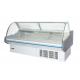 Curved Glass Cooked Food Freezer Deli Display Fridge / Cooler Length Optional