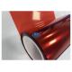50 μm Red PET Silica Gel Coating Film Used as Protective Film For Metal Plastic Glass etc