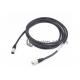Black Analog Connection Cable / Analog Video Cable With Hirose 6 Pin Female