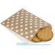 Kraft Paper Bags Flat Greaseproof Paper Bags Greaseproof Envelopes, Paper Snack Bags Cookie Bags Popcorn Bag