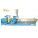 Recycled PP / PET / PVC Polymer Extruder Machine dual Screw PZE65 Model