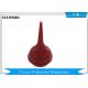60ml Disposable Rubber Ear Irrigation Syringe Iso Approved In Red Color