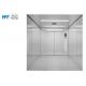 Painted Steel Car Freight Lift Elevator / Cargo Elevator With Anti Slip Plate Car Floor