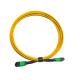 Female MPO Trunk Cable 12 Fibers Type A Multimode MM OM3/OM4 MPO Patch Cord LSZH 50/125