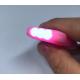Flash LED Key Ring Gifts 3 Lights Solar Powered Mini Plastic Keychain