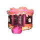 Round inflatable jumping house Merry-go-round inflatable bouncer inflatable princess bouncy castle