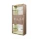 Dining Room Wooden Cupboard Storage Display Glass Cabinet