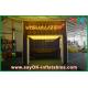 Inflatable Family Tent Nightclub Costomized Led Inflatable Cube Tent For Exhibition With Groove