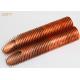 Nuclear Power Plant Heat Exchanger Fin Tube With Copper Or Cupro Nickel